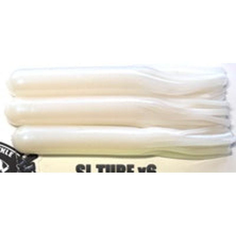 Critter Assassins 6 Tube|Single Layer|Triple Layer|White/Frost|Glow in the Dark|Chartreuse|Milky Smelt|Deep Blue|Yellow/White|Pink/White|Orange/Yellow