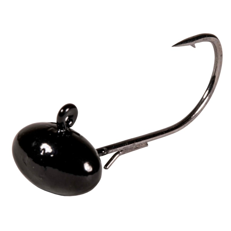 Z-Man Football NedZ|1/4 oz (3-pack)|1/8 oz (3-pack)|3/16 oz (3-pack)|Green Pumpkin|Black