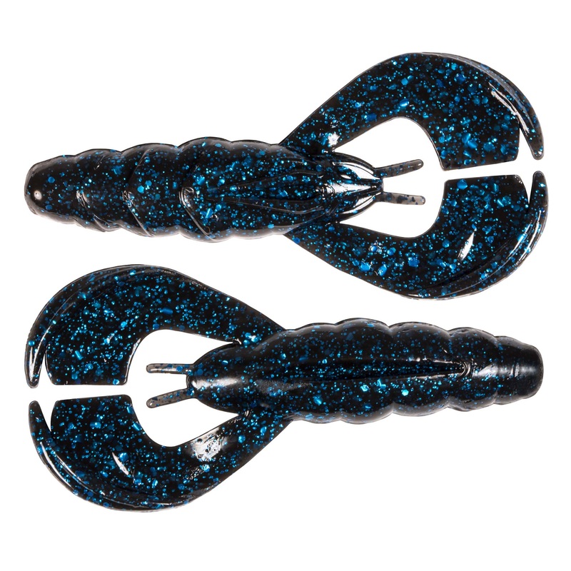 Z-Man Hella CrawZ|3.75″ (3-pack)|Black Blue|Blue Sapphire|California Craw|Bama Bug|Sprayed Grass|The Deal|Hot Craw|Fire Craw|Green Pumpkin|Pearl