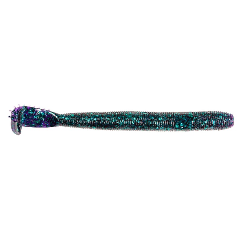 Z-Man Turbo FattyZ|6″ (5-pack)|Junebug|Plum|Black Blue|Watermelon Red|Houdini|California Craw|Green Pumpkin|Pearl
