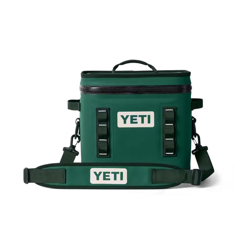 YETI Hopper Flip 12 Soft Cooler Black Forest Green