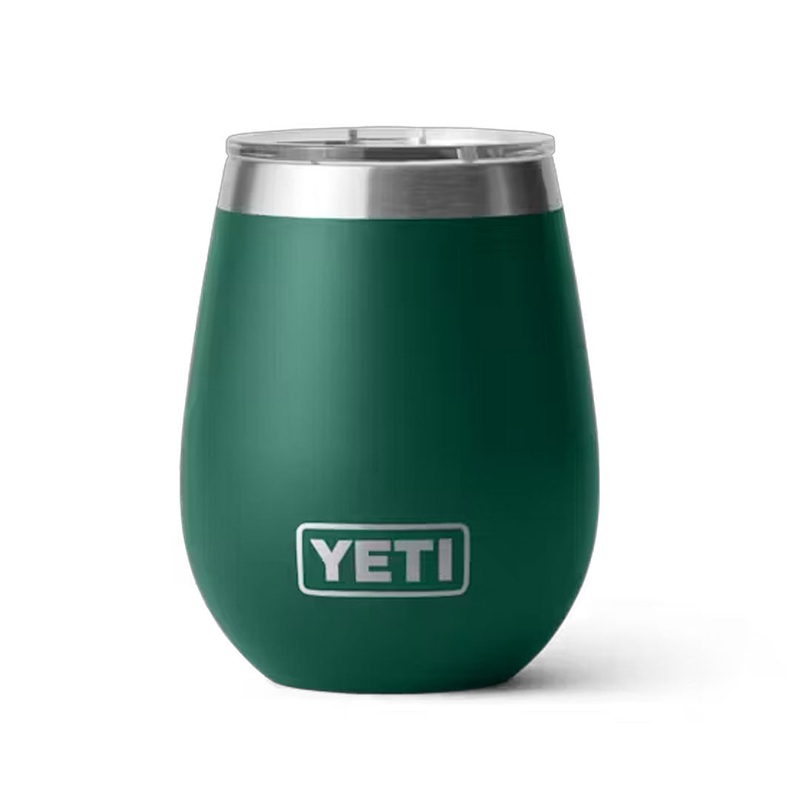 YETI Rambler 295 ml Wine Tumbler with Magslider Lid Black Forest Green
