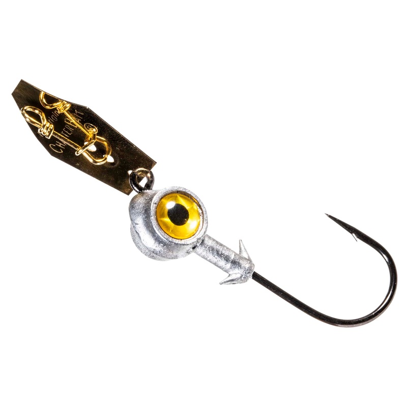Eye Strike ChatterBait|1/2 oz (2-pack)|1/4 oz (2-pack)|3/8 oz (2-pack)|1/2 oz (2-pack|Silver|Gold|Black|4/0|5/0