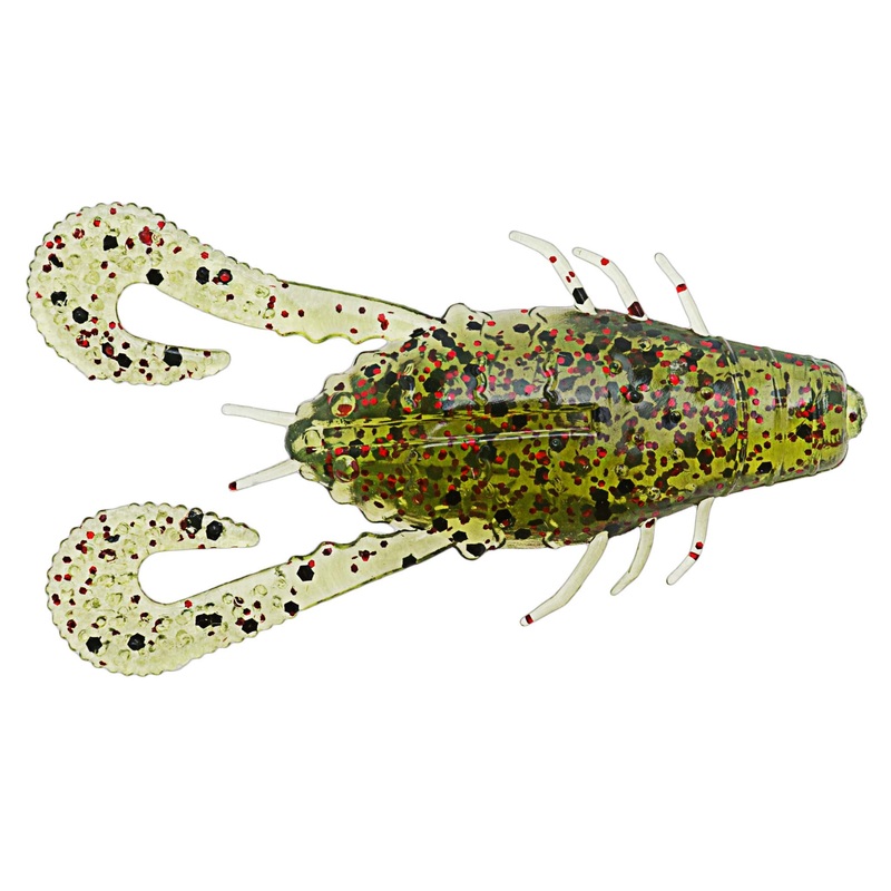 CrusteaZ|2″ (6-pack)|Watermelon Red|Gudgeon|Motor Oil|Bloodworm