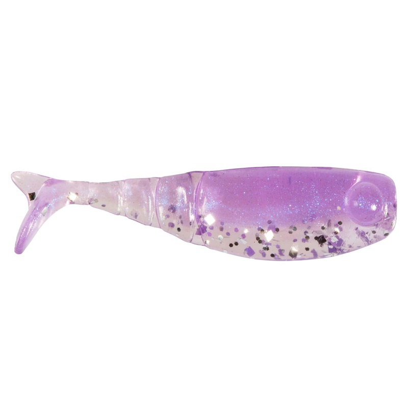 Shad FryZ|1.75″ (8-pack)|Coconut Ice Glow|Blue Glimmer Sparkle|Smelt|Dark N Stormy|Purple Death|Bumblebee|Firetreuse|Electric Chicken|Space Guppy|Pearl