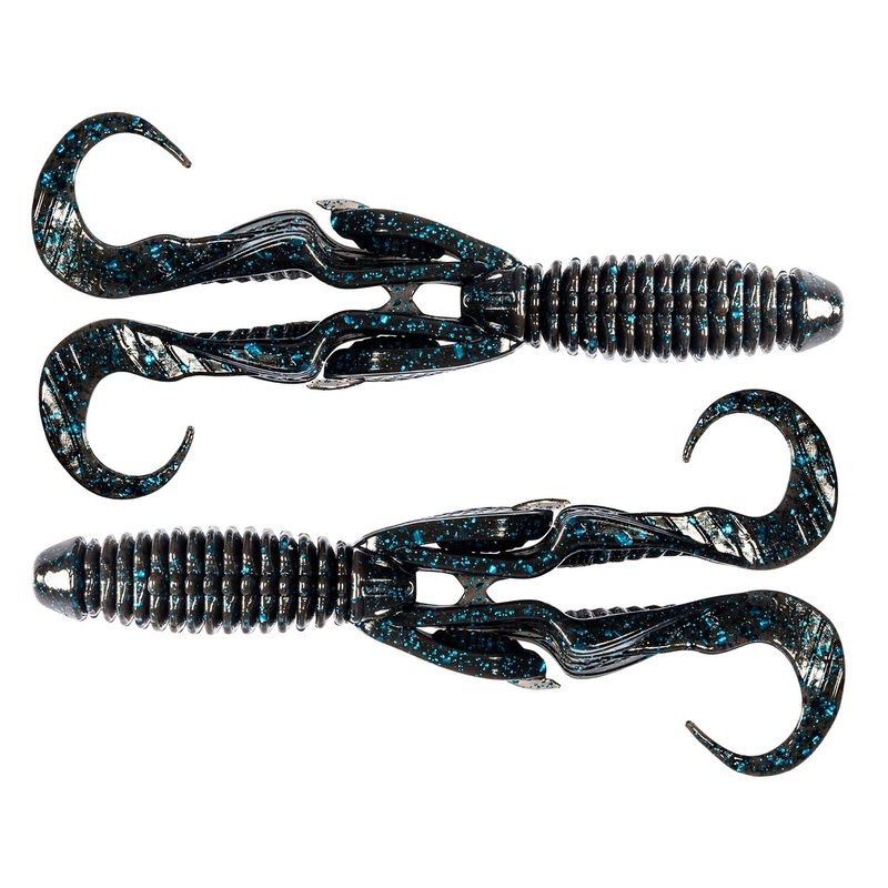 Gremlin|4.5″ (4-pack)|Gamechanger|Black/Blue Flake|Junebug|Green Pumpkin|Bama Bug|California Craw|Canada Craw|Purple Rain