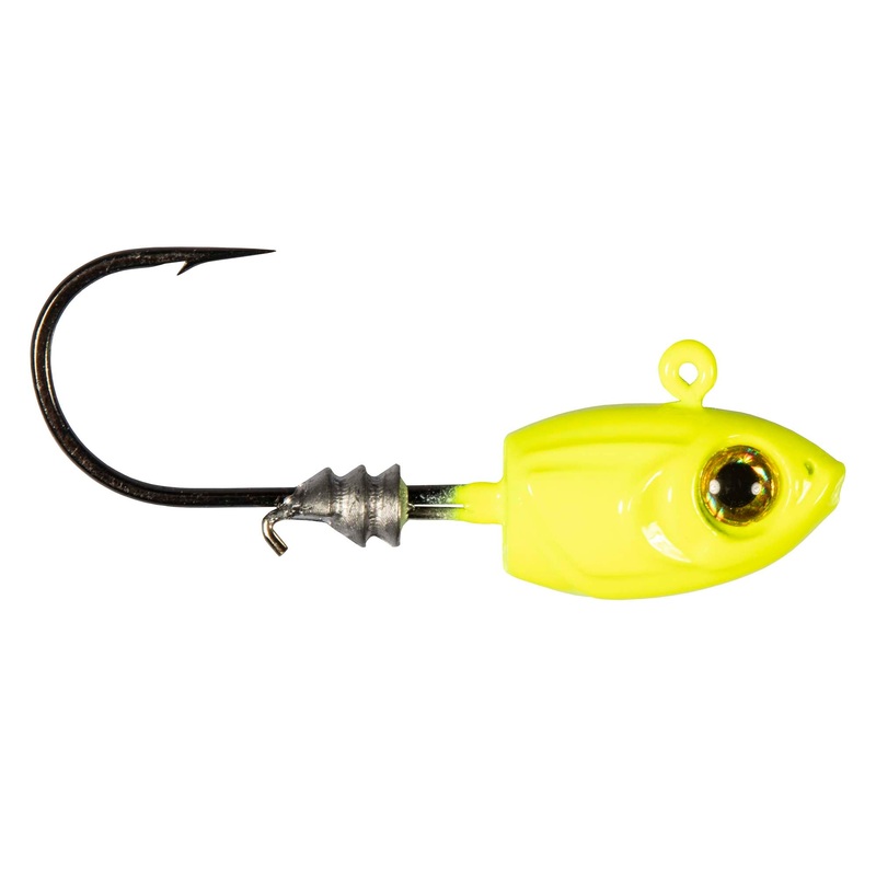 Micro Shad HeadZ|1/32oz (4-pack)|1/16oz (4-pack)|1/8oz (4-pack)|3/16oz (4-pack)|Pink Glow|Black|Chartreuse|Glow