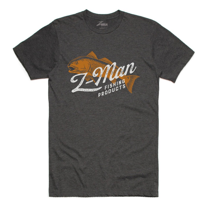 Redfish TeeZ|S|M|L|XL|XXL|XXXL|Charcoal Heather|Stone Heather|Light Blue