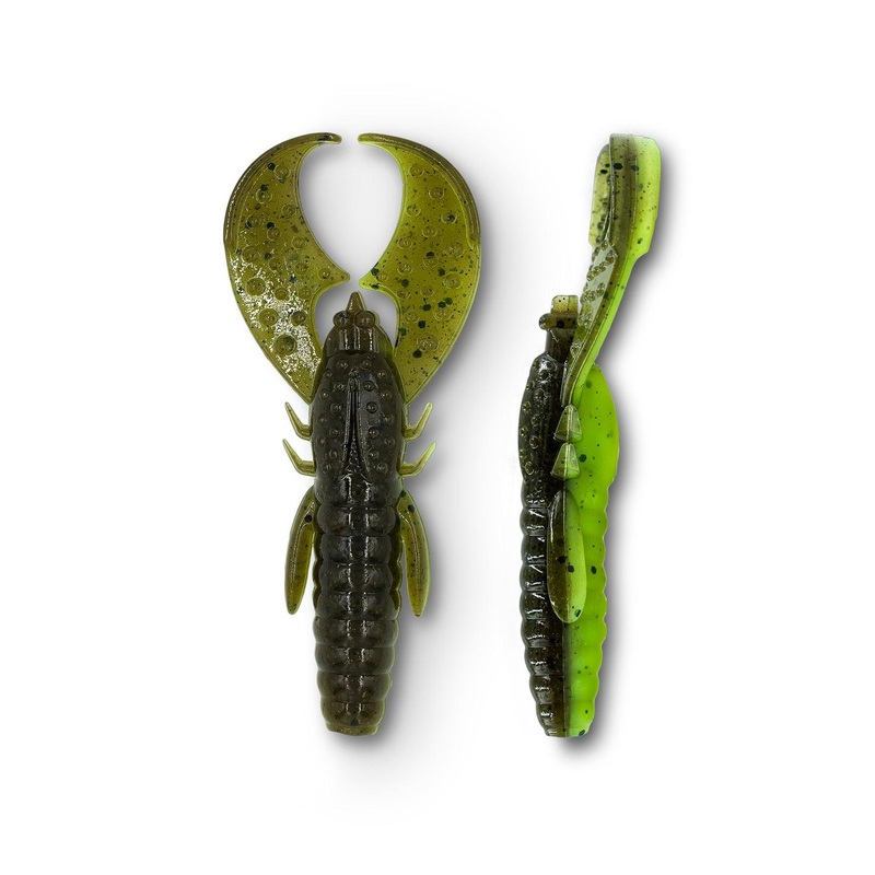 PXS ZELUS V2 Craw 3 Inch|Black Blue Flakes|Dust Craw|Watermelon Red Fleck|Watermelon|Scuppernong Green Flakes|Black Red Flakes|Cinnamon Purple|Tennessee Craw|Green Pumpkin Red Flakes|Green Pumpkin|June Bug|Lake Bandit Motor Oil|Green Pumpkin Chartreuse|Bi