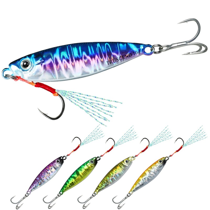 TRUSCEND Saltwater Jigs Fishing Lures Spoon Lure