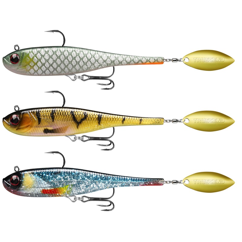 TRUSCEND Soft Bait Spinner Tail Swimbait