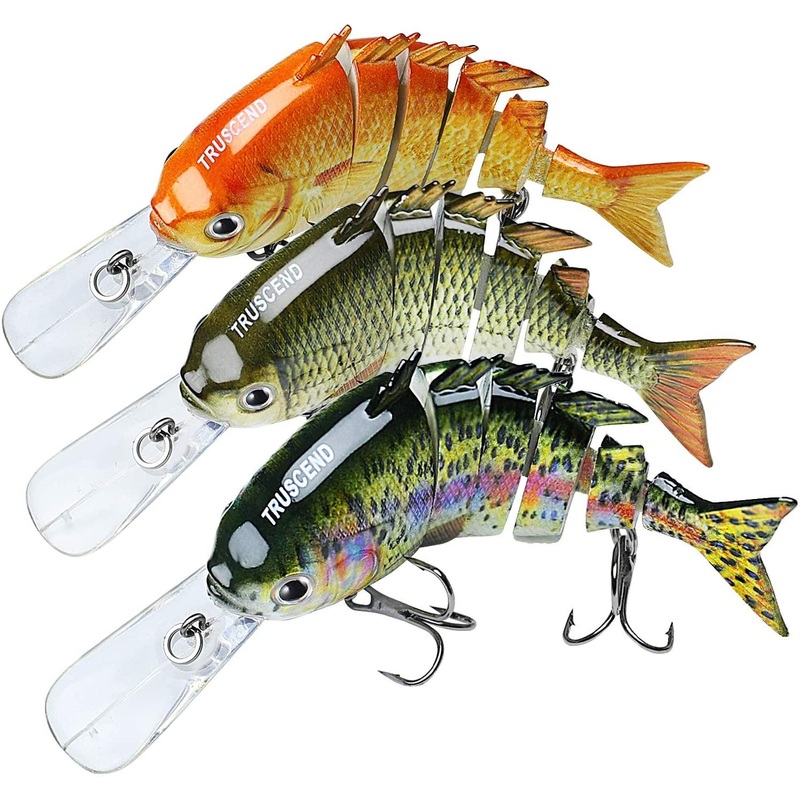 TRUSCEND Tilapia Segmented Fishing Lure Jointed Swimbait