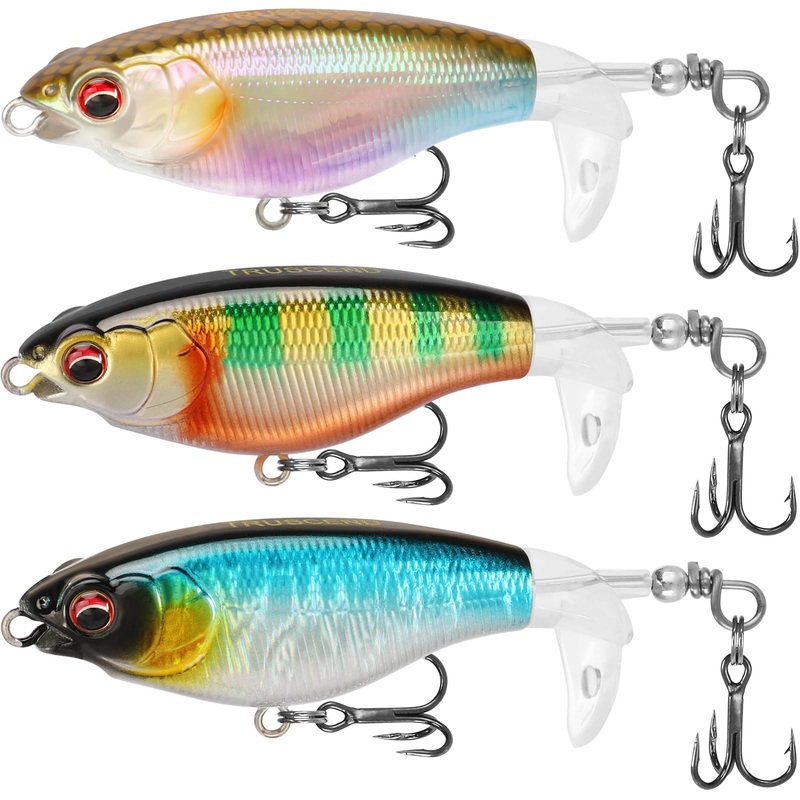 TRUSCEND Topwater Revenge Plopper Lure Single Blade