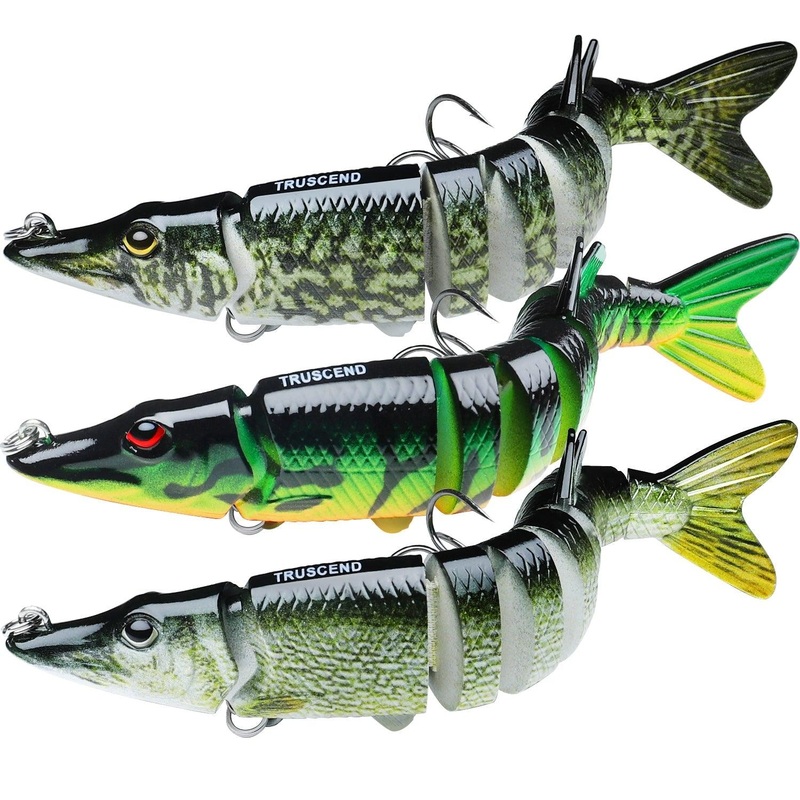 TRUSCEND Bionic Pike Fishing Lure Jointed Swimbait