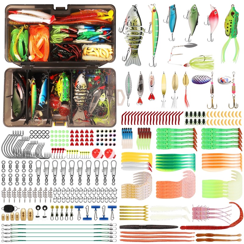 TRUSCEND Fishing Lure Making Kit with Tackle Box -340pcs