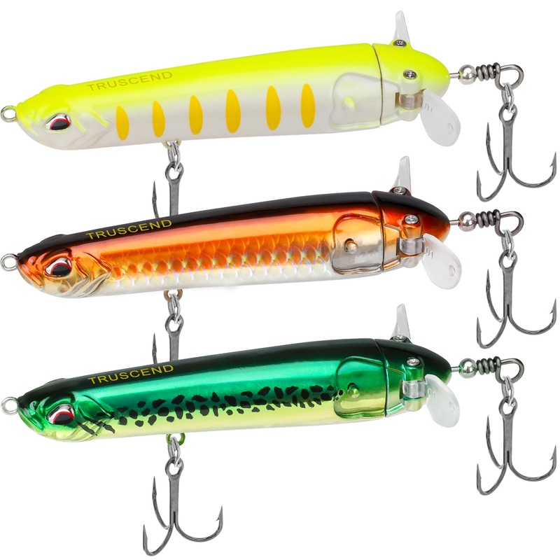 TRUSCEND Topwater Lure Pencil Lure Plopper Lure