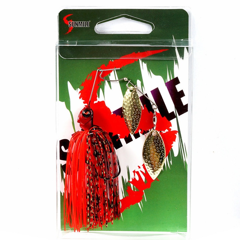 SUNMILE | Spinnerbait Sequin Head Heavy Beard Guy Bionic Hard Bait Bass