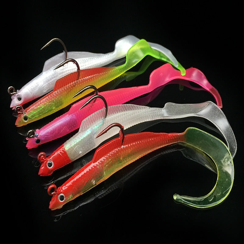 WeiheFishing | Creative Soft Swimbait Simulation Long Lead Soft Fishing Lure