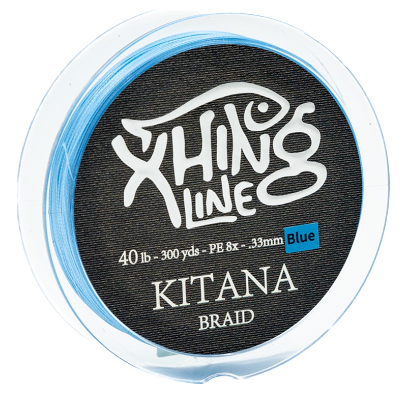 Xhing Line – Kitana PE 8x Braided Line – Blue