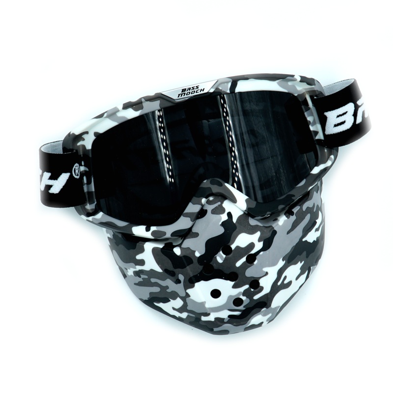 M5 Tournament Face Mask – Gray Camo