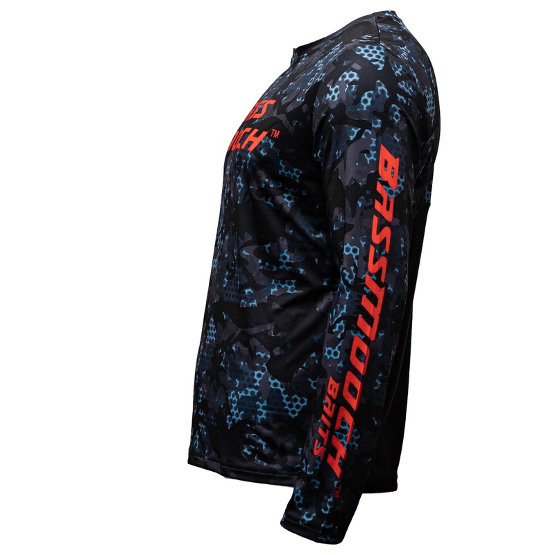 Mooch Camo Fishing Shirt|Red Logo|Blue Logo|M|L|XL|XXL