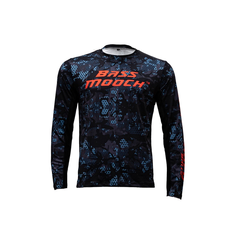 Mooch Camo Fishing Shirt|Red Logo|Blue Logo|M|L|XL|XXL