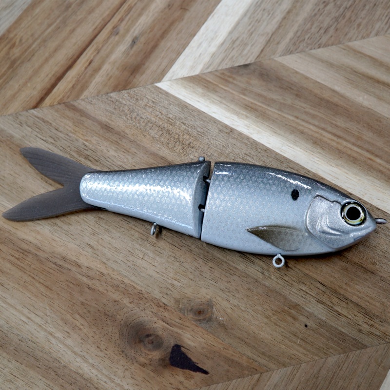 York Casting York Glide 7|Smoke Shad|White Out Shad