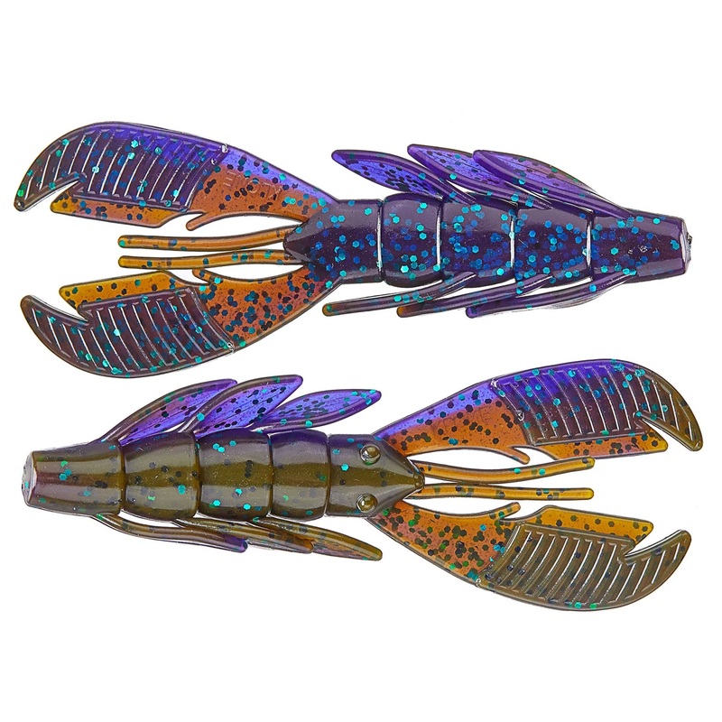 Crawsome 4|Black-Blue Swirl|Black Red/Copper|Blizzard|Blazin’ Craw|Candy Bug|Grapevine|Green Pumpkin|June Bug|Reflection|Snow Globe|Sour Pumpkin|Watermelon Red/Copper