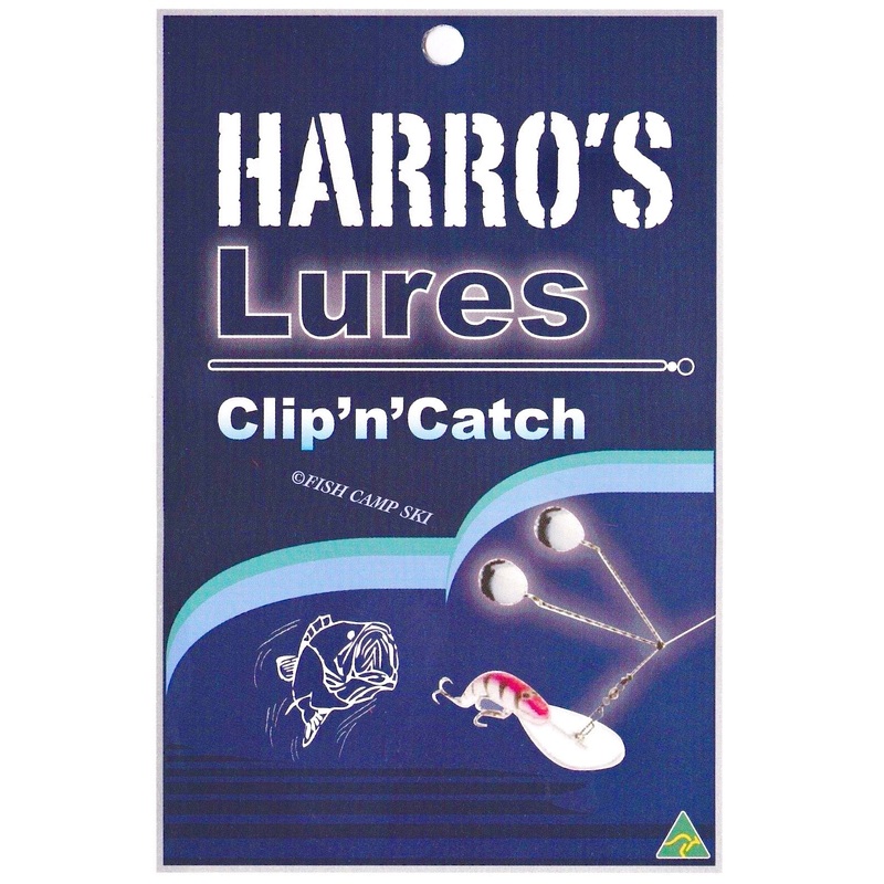 Harros Clip n Catch|Large|Medium|Silver Willow|Gold Willow|Gold Colorado|Silver Colorado|Black Colorado|Orange Colorado|Chartreuse Colorado|White Colorado