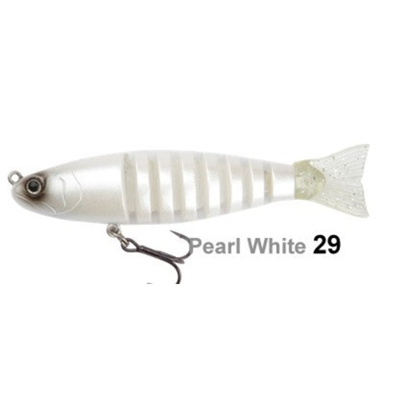 Biwaa S’Trout 7.5 inch|US Shad|Pearl White|Redhorse