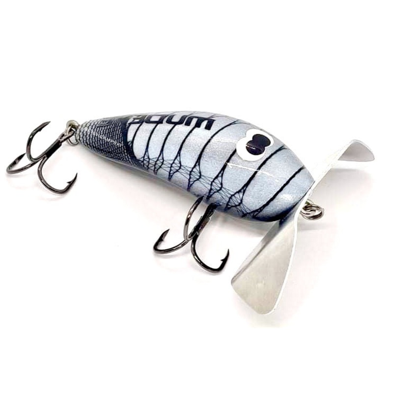 Mudeye 120mm Paddler|Black|Grey|Red|Green Frog