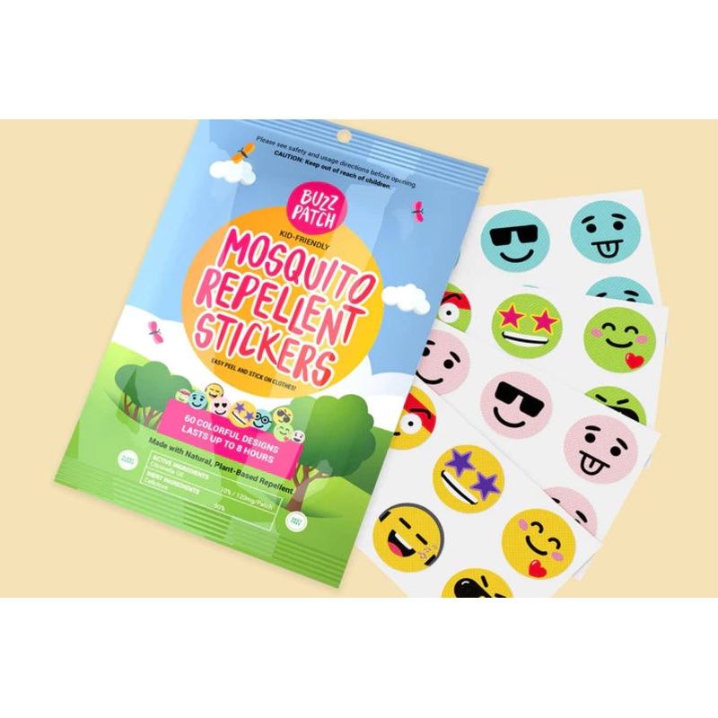 BuzzPatch Natural Mosquito Repellent Patches