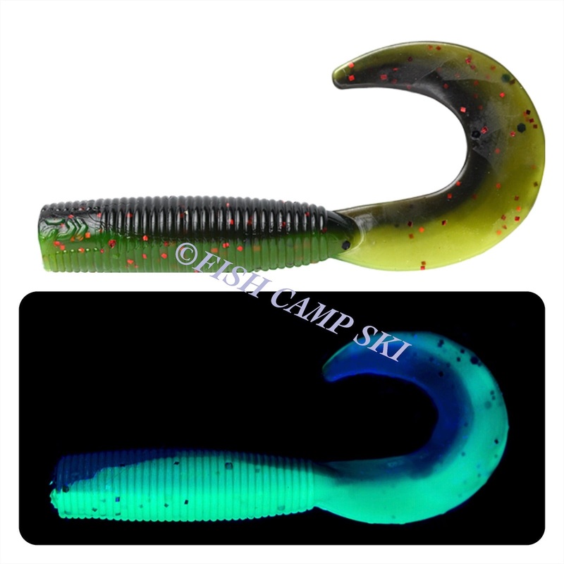 DAIWA BAIT JUNKIE 4 INCH GRUB|GP Chartreuse UV|Voltage|Motor Oil UV|Bloodworm UV|Banana Split|Baby Bass