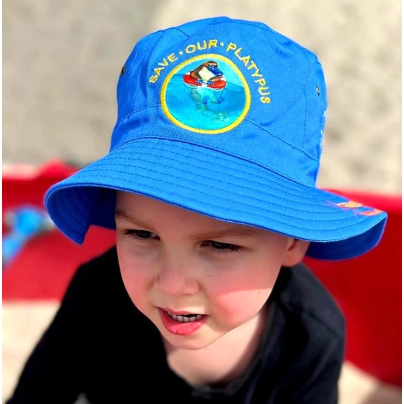KIDS HATS – NATURE WARRIORS|Wombat – green|Koala – Blue|Koala – Lilac|Platypus – Blue