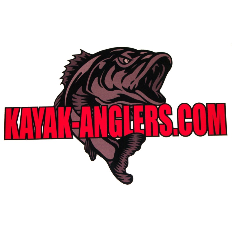 Kayak Anglers Decal / Sticker|8″ Logo|12″ Logo|12″ Orange URL|12″ White URL|12″ Green URL|12″ Black URL