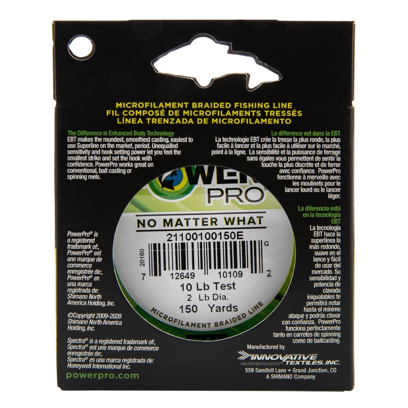 Power Pro Green Braid|5 lb|8 lb|10 lb|15 lb|20 lb|30 lb|40 lb|50 lb|65 lb|80 lb|100 lb|100 YDS|150 YDS|300 YDS|500 YDS|1500 YDS|Green