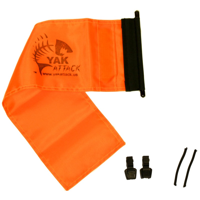 YakAttack 6 X 18 Orange ProGlo Flag Kit