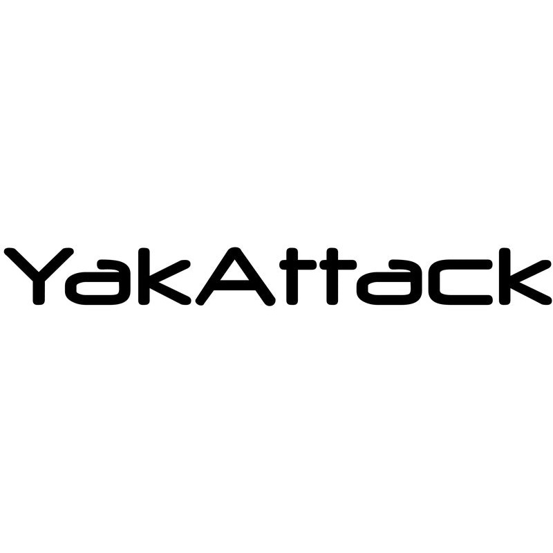 YakAttack Decal / Sticker|8″|12″|18″|24″|3″|5″|Orange|Black|White|Lime|Pink|Get Hooked Decal