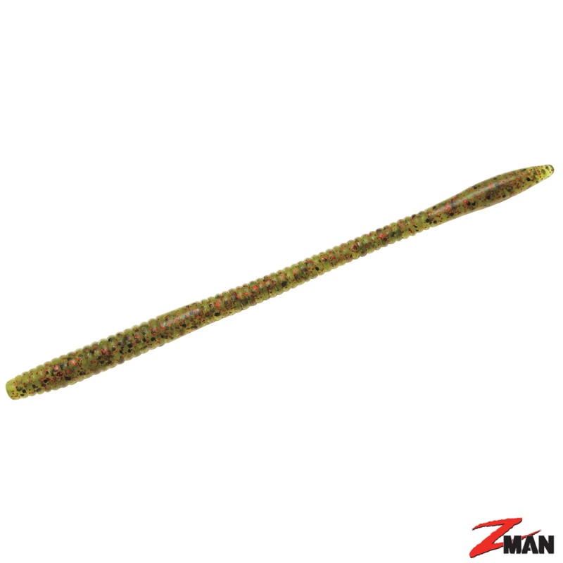 Z-Man Finesse WormZ|4″|7″|EZ Money (10 Pack)|Pumpkin (10 Pack)|Coppertreuse (8 Pack)|Watermelon (8 Pack)|Watermelon/Red Flake (8 Pack)|PB&J (8 Pack)|Bubble Gum (8 Pack)|Green Pumpkin (8 Pack)