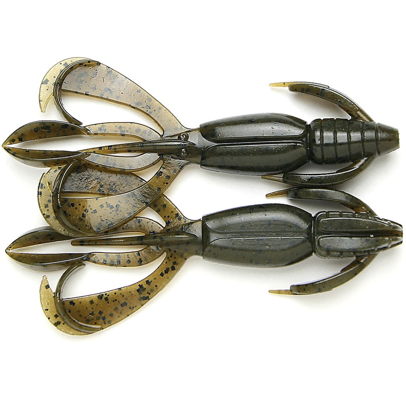 Keitech Crazy Flapper|2.8″|3.6″|4.4″|Green Pumpkin PP|Black Blue