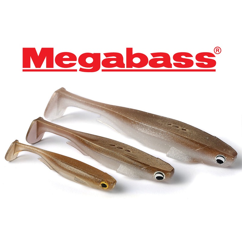 Megabass Spark Shad|3″|4″|5″|Hiuo|Ayu|Silver Shad|Green Pumpkin|Lemon Shad|Purple Haze