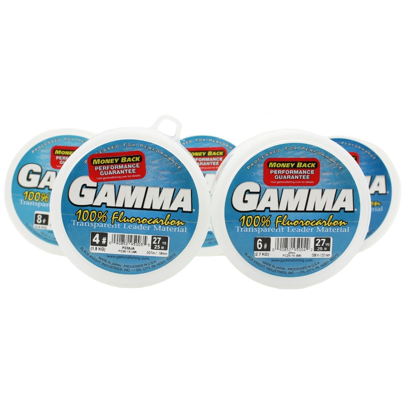 GAMMA 100% Fluorocarbon Transparent Leader Material