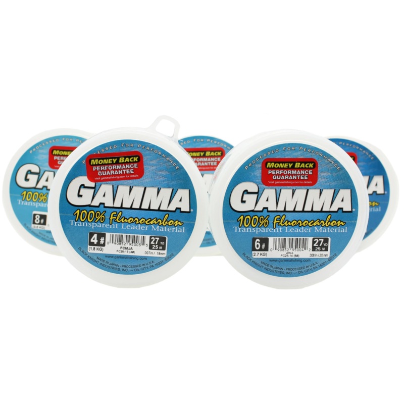 GAMMA 100% Fluorocarbon Transparent Leader Material