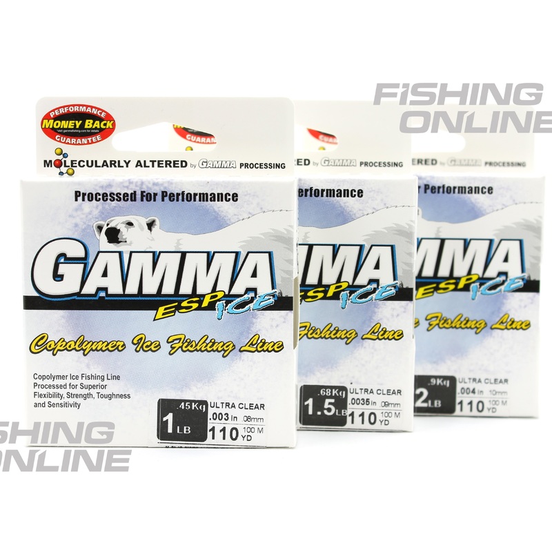 GAMMA ESP ICE Copolymer Ice Fishing Line
