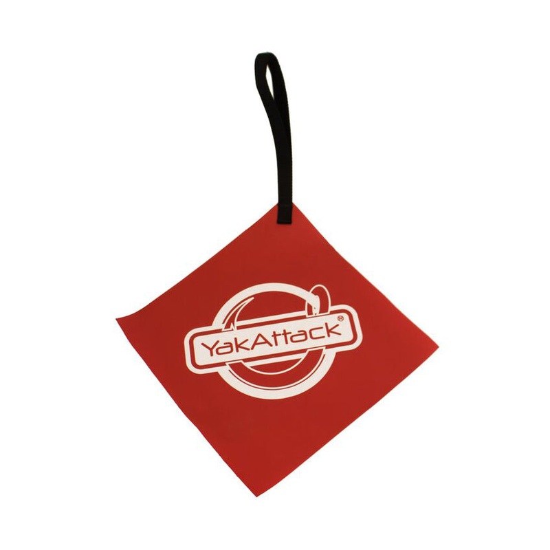 YakAttack Kayak Tow Flag Get Hooked Logo