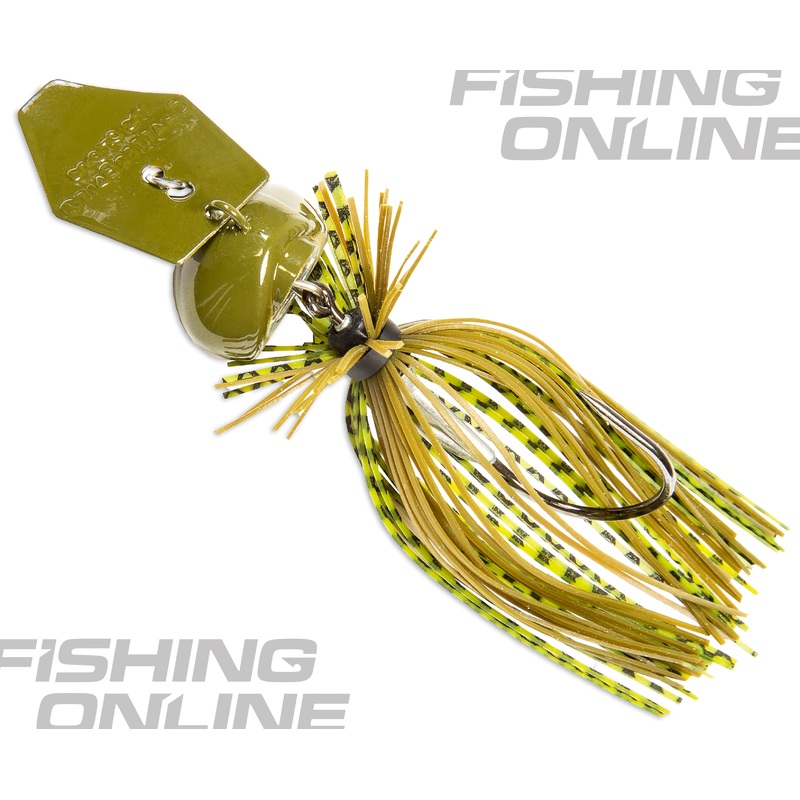 Z-Man ChatterBait Freedom CFL|3/8 oz|1/2 oz|3/4 oz|Black/Blue|Threadfin Shad|Green Pumpkin|Pb&J|Green Pumpkintreuse