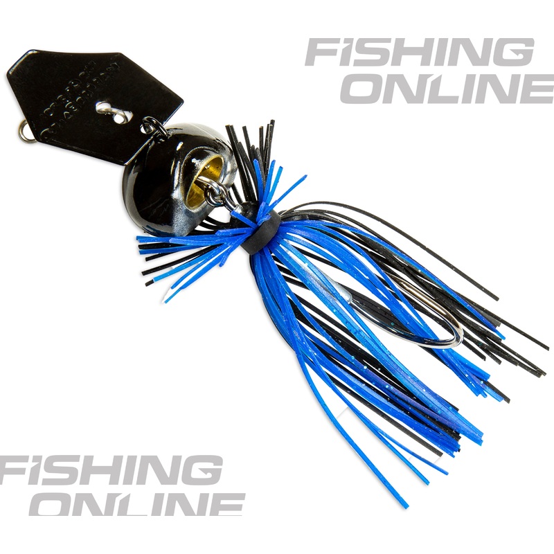 Z-Man ChatterBait Freedom CFL|3/8 oz|1/2 oz|3/4 oz|Black/Blue|Threadfin Shad|Green Pumpkin|Pb&J|Green Pumpkintreuse