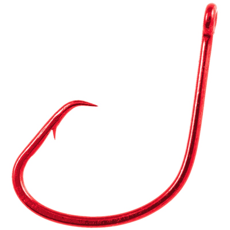 Owner Mutu Light Circle Hooks|Black|Red||10||8||6||4||2||1||1/0||2/0||3/0||4/0||5/0||6/0||7/0