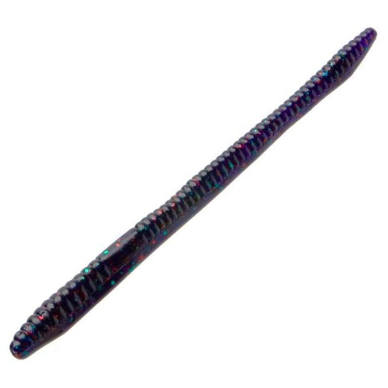 Zoom Finesse Worm 4.5 20 pk|Plum|Junebug|Chartreuse Pepper|Chartreuse Pumpkin|Pumpkin|Gourd Green|Watermelon Seed|Red Bug|Cotton Candy|Green Pumpkin|Black|Bubble Gum|Watermelon/Chart|Watermelon Red|Green Pumpkin/Chart|Baby Bass|Watermelon Red/Chart|Green