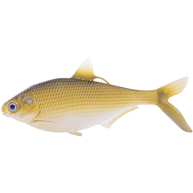 13 Fishing BAMF Shad Swimbait|5.25″ – Gold Retriever|8″ – Gold Retriever|8″ – Purple Shad
